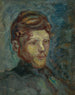 Tête de jeune homme barbu - Pierre Bonnard — visning af kunstværket