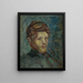 Tête de jeune homme barbu - Pierre Bonnard — indrammet kunstværk på væggen