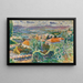 Vue de Cannet - Pierre Bonnard — indrammet kunstværk på væggen