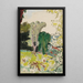 Vue sur Antibes - Pierre Bonnard — indrammet kunstværk på væggen