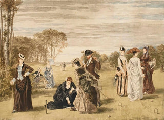 Pierre Gavarni - Elgants jouant au croquet.webp