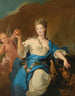 Portræt af prinsessen af Beauvau-Craon sandsynligvis Anne-Marguerite-Gabrielle 1707-1792 som Hebe - Pierre Gobert og værksted — visning af kunstværket