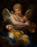 Cupidon, der fjerner Psyches søvnforbandelse - Pierre Joseph Célestin François — visning af kunstværket