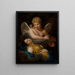 Cupidon, der fjerner Psyches søvnforbandelse - Pierre Joseph Célestin François — indrammet kunstværk på væggen
