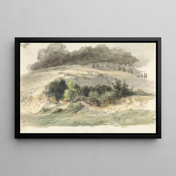 Pierre Louis Dubourcq - Heuvelachtig landschap.webp