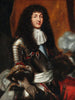 Louis XIV med sort paryk og rustning - Pierre Mignard — visning af kunstværket