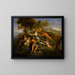 Pan et Syrinx - Pierre Mignard — indrammet kunstværk på væggen