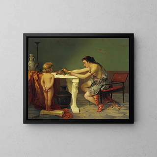 Pierre Olivier Joseph Coomans - Feeding The Turtle.webp