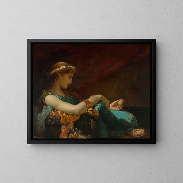 Souvenir - Pierre Olivier Joseph Coomans — indrammet kunstværk på væggen