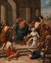 Jesus jager handlende ud af templet - Pierre Poisson III — visning af kunstværket