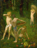 Børn i en frugtplantage - Pierre Puvis de Chavannes — visning af kunstværket