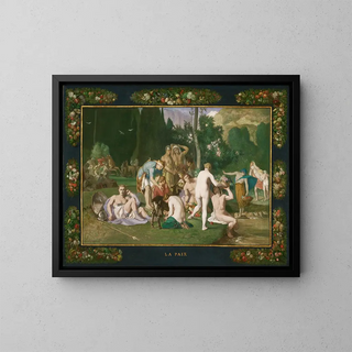 Fred - Pierre Puvis de Chavannes — indrammet kunstværk på væggen