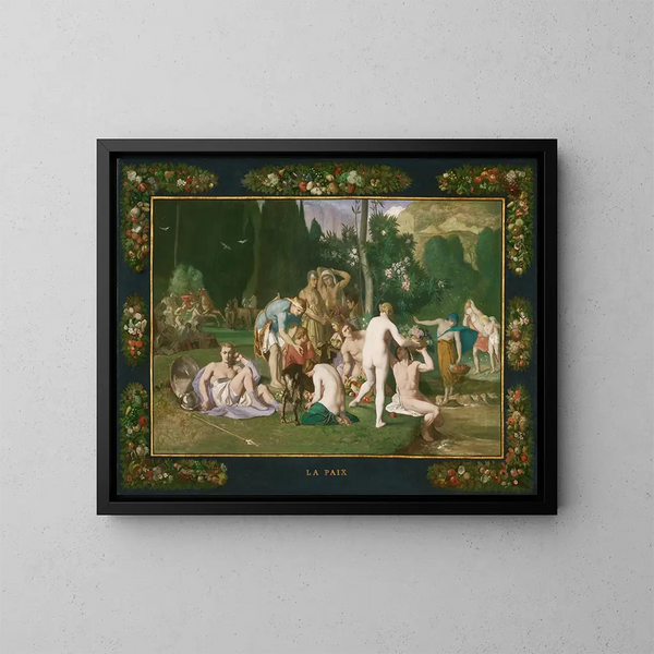 Fred - Pierre Puvis de Chavannes — indrammet kunstværk på væggen
