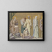 Procession - Pierre Puvis de Chavannes — indrammet kunstværk på væggen
