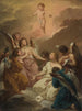 Syv engle, der tilbeder Jesusbarnet - Pierre Subleyras — visning af kunstværket