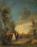 Fête de nuit aux Tuileries le 10 juin 1867 à l'occasion de la visite des souverains étrangers à l'exposition universelle - Pierre Tétar van Elven — visning af kunstværket