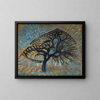 Piet Mondrian - Apple Tree Pointillist Version.webp