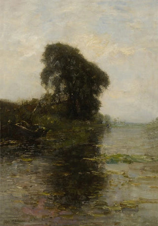 Piet Mondrian - Landzicht Farm under Light Blue Sky.webp