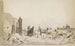 Les ruines à Bodegraven après l'incendie de juin 1870 - Piet Schipperus — visning af kunstværket