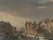 Vinterlandskab i Gand - Pieter Frans De Noter — visning af kunstværket