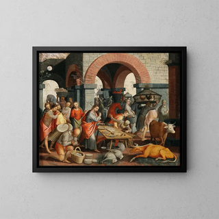 Pieter Aertsen - Christ Driving the MoneyChangers from the Temple.webp