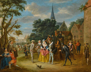 Pieter Angillis - Scene from Commedia DellArte.webp