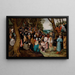 Sermon de Saint Jean-Baptiste - Pieter Bruegel den Ældre — indrammet kunstværk på væggen