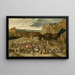 Calvaire - Pieter Brueghel den Yngre — indrammet kunstværk på væggen