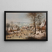 La trappe aux oiseaux - Pieter Brueghel le Jeune — indrammet kunstværk på væggen