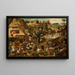 Citater - Pieter Brueghel den Yngre — indrammet kunstværk på væggen
