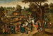 Tilbage til kermissen (Konflikt af tilfælde) - Pieter Brueghel den Yngre — visning af kunstværket