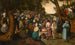 Sankt Johannes Døberen prædiker - Pieter Brueghel den Yngre — visning af kunstværket