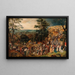 Le Portement de croix - Pieter Brueghel den Yngre — indrammet kunstværk på væggen