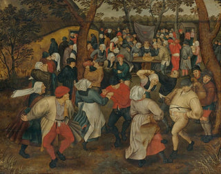 Le Festin de mariage en plein air - Pieter Brueghel le Jeune — visning af kunstværket