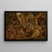 Les Sept Œuvres de Miséricorde - Pieter Brueghel den Yngre — indrammet kunstværk på væggen