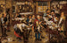 Le bureau des collecteurs d'impôts - Pieter Brueghel le Jeune — visning af kunstværket