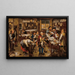 Le bureau des collecteurs d'impôts - Pieter Brueghel le Jeune — indrammet kunstværk på væggen