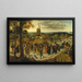 La procession de mariage - Pieter Brueghel le Jeune — indrammet kunstværk på væggen