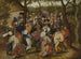 Udendørs bryllupsdans maleri - Pieter Brueghel den Yngre — visning af kunstværket