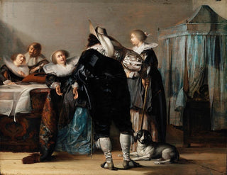 Indendørs med figurer - Pieter Codde — visning af kunstværket