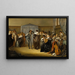den glade selskab med maskerede dansere - Pieter Codde — indrammet kunstværk på væggen