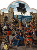 Kristus bærende korset - Pieter Coecke van Aelst — visning af kunstværket
