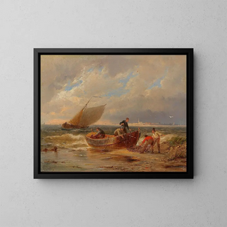 Pieter Cornelis Dommersen - Ankommende Fischer.webp