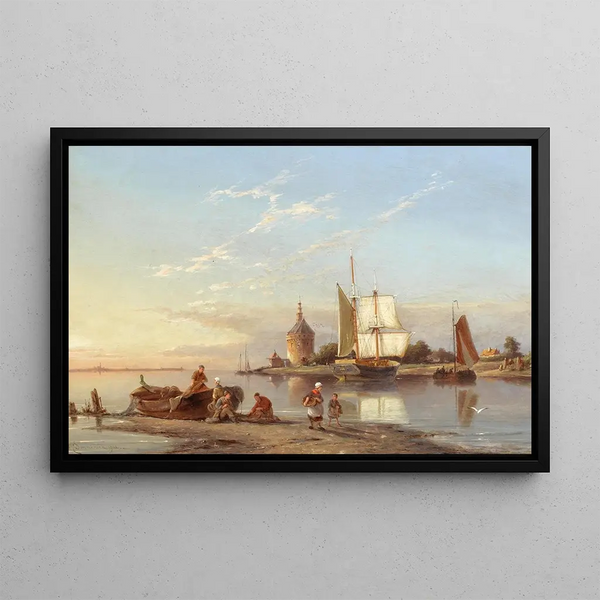 Pieter Cornelis Dommersen - Hoorn on the Zuiderzee Holland.webp