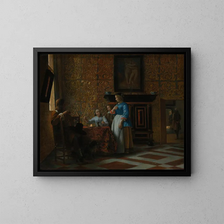 Pieter De Hooch - Leisure Time in an Elegant Setting.webp