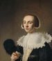 Portrait af en kvinde - Pieter Dubordieu — visning af kunstværket
