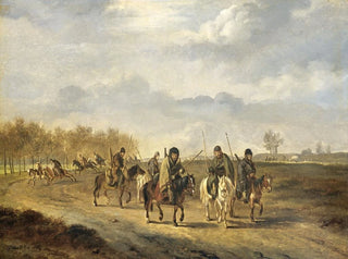 Pieter Gerardus van Os - Cossacks on a country Road near Bergen in North Holland 1813.webp