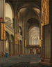 "La nef og koren i Mariakerk i Utrecht" - Pieter Jansz Saenredam — visning af kunstværket