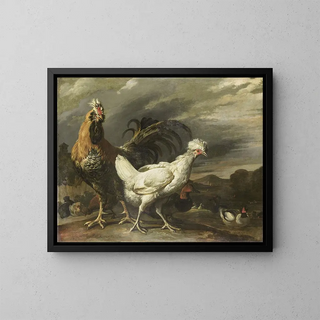 Pieter Jansz van Ruyven - Cock a Hen and other Poultry.webp