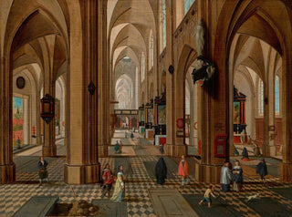 Indvendigt maleri af Antwerpen Domkirke - Pieter Neeffs den Yngre — visning af kunstværket